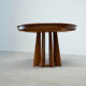 Table à manger sculpturale italienne