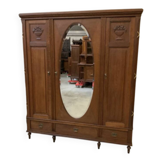 Antique - wardrobe, linen cupboard - Art Deco