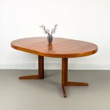 Table de Salle à Manger Ronde en Teck par HW Klein pour Bramin, Danemark, 1960s