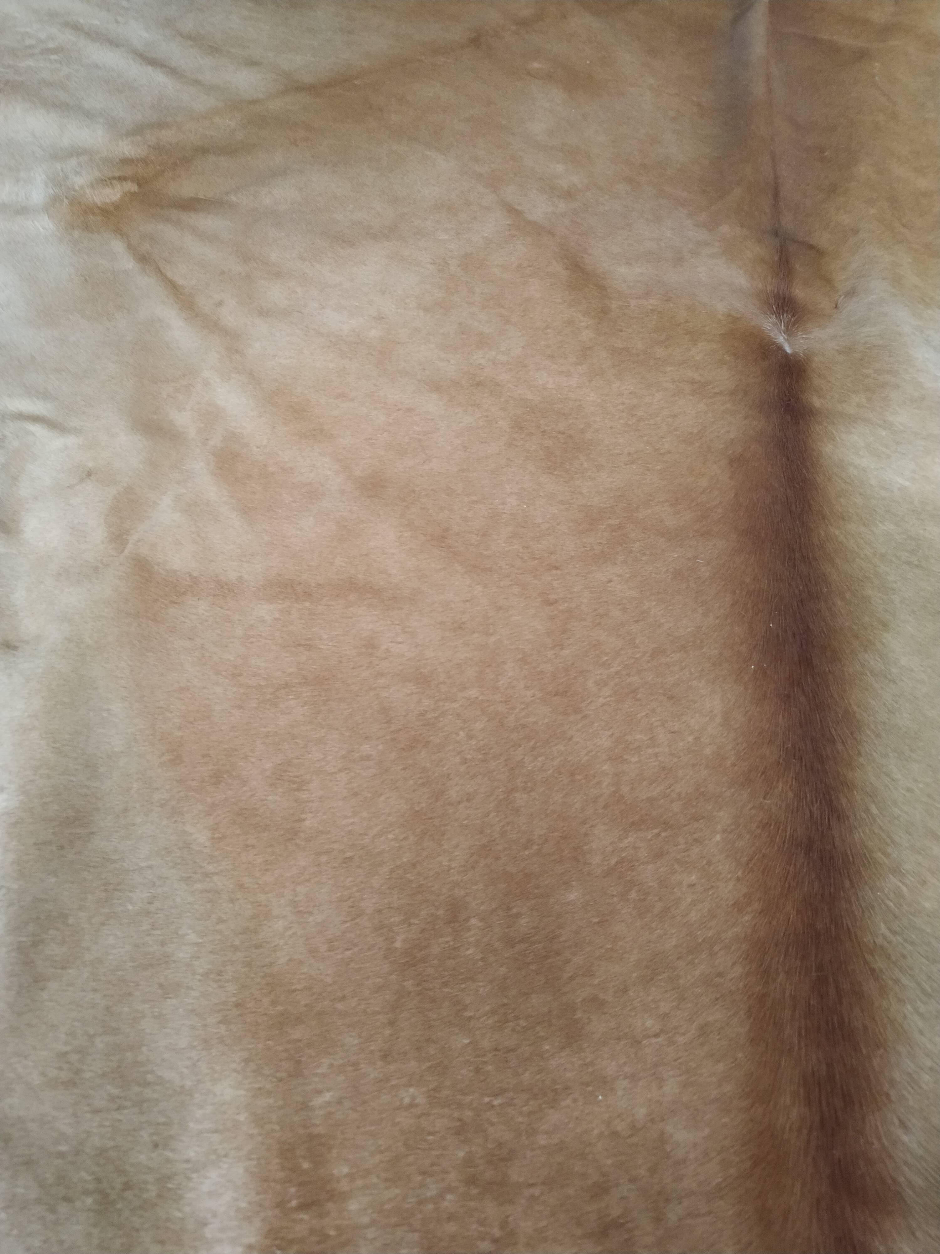 Cow skin carpet