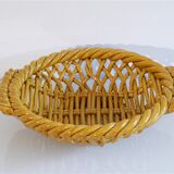 Brawoven ceramic basket from Vallauris
