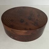 Bonbonnière ronde en bois