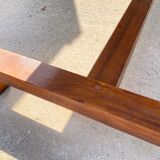 Solid oak dining farmhouse table with 1 drawer 1950 165x78x73cm