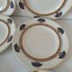 Longwy Art Deco plates