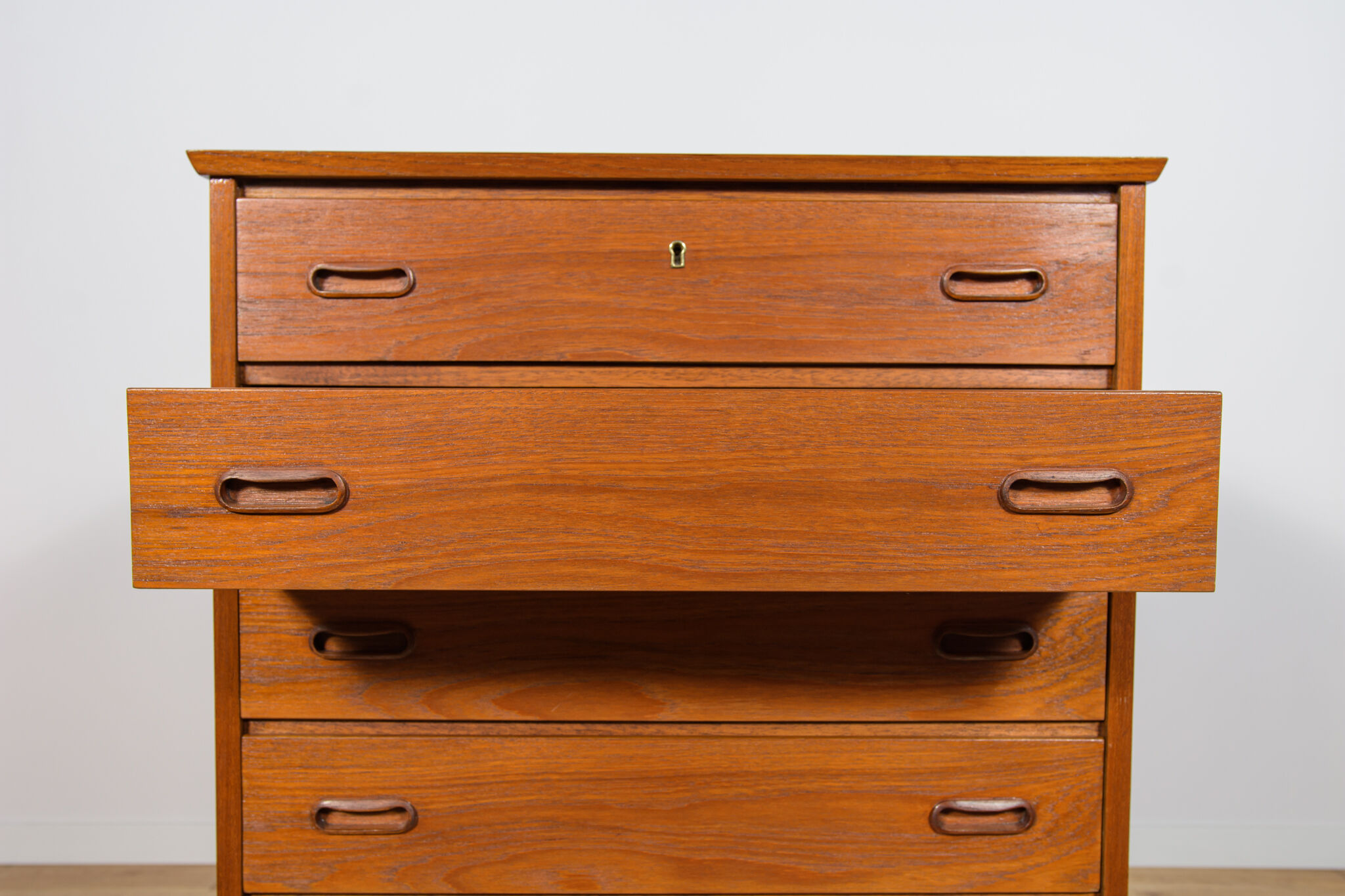 Mid-century teak dresser, Denmark, 1960s