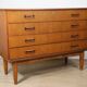 Commode scandinave en teck, 1960