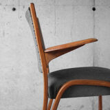 Armchair Steiner "Bow Wood" by Wilhelm Von Bode 1950