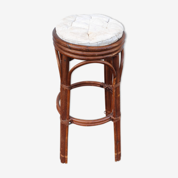 Rattan bar stool