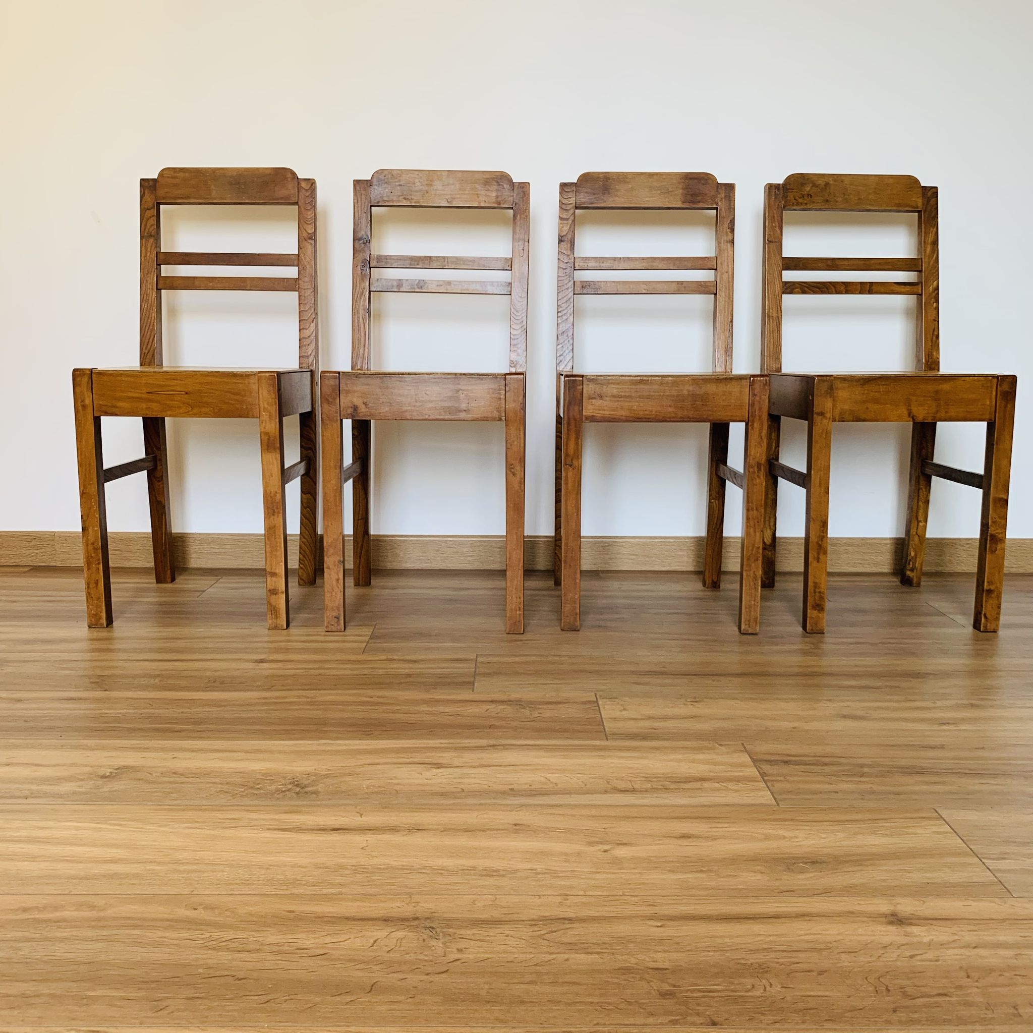 Set of 4 chairs from the 1960s.
