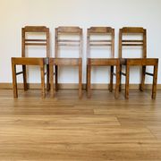 Set of 4 chairs from the 1960s.