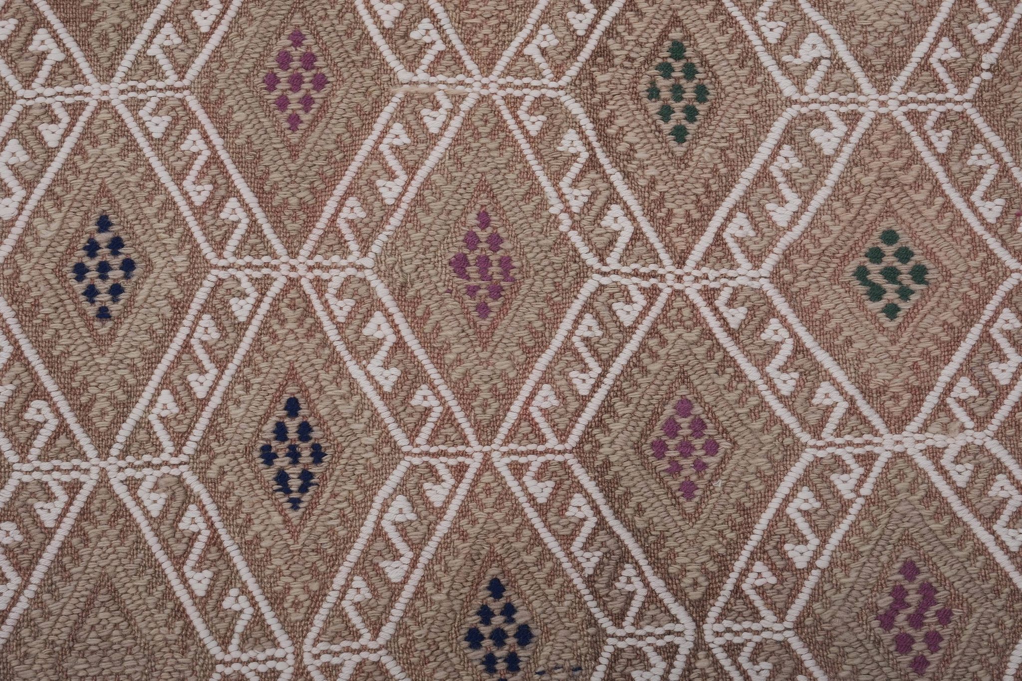 Vintage Turkish Oushak Handwoven Rug 152x212 cm