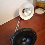 Lampe style à luminor rouge noire vintage