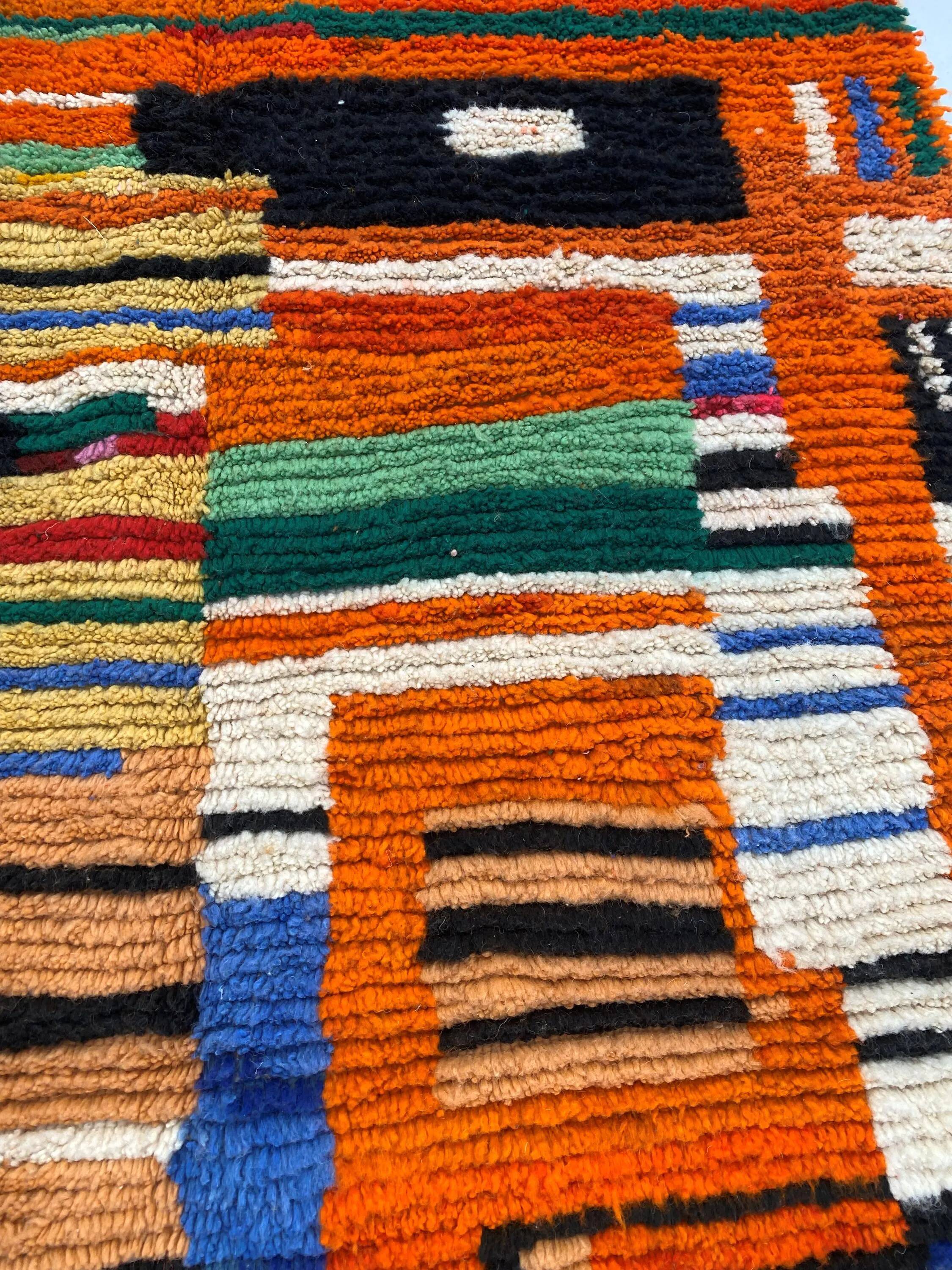 Large artisanal Moroccan rug 2.5 x 1.5 m