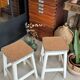 Pair of vintage wooden stools