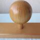 Wooden coat rack