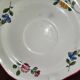 Assiette Vieux Saint Amand 1713 à bords chantournés à motif floral
