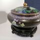 Potiche cloisonné sur socle