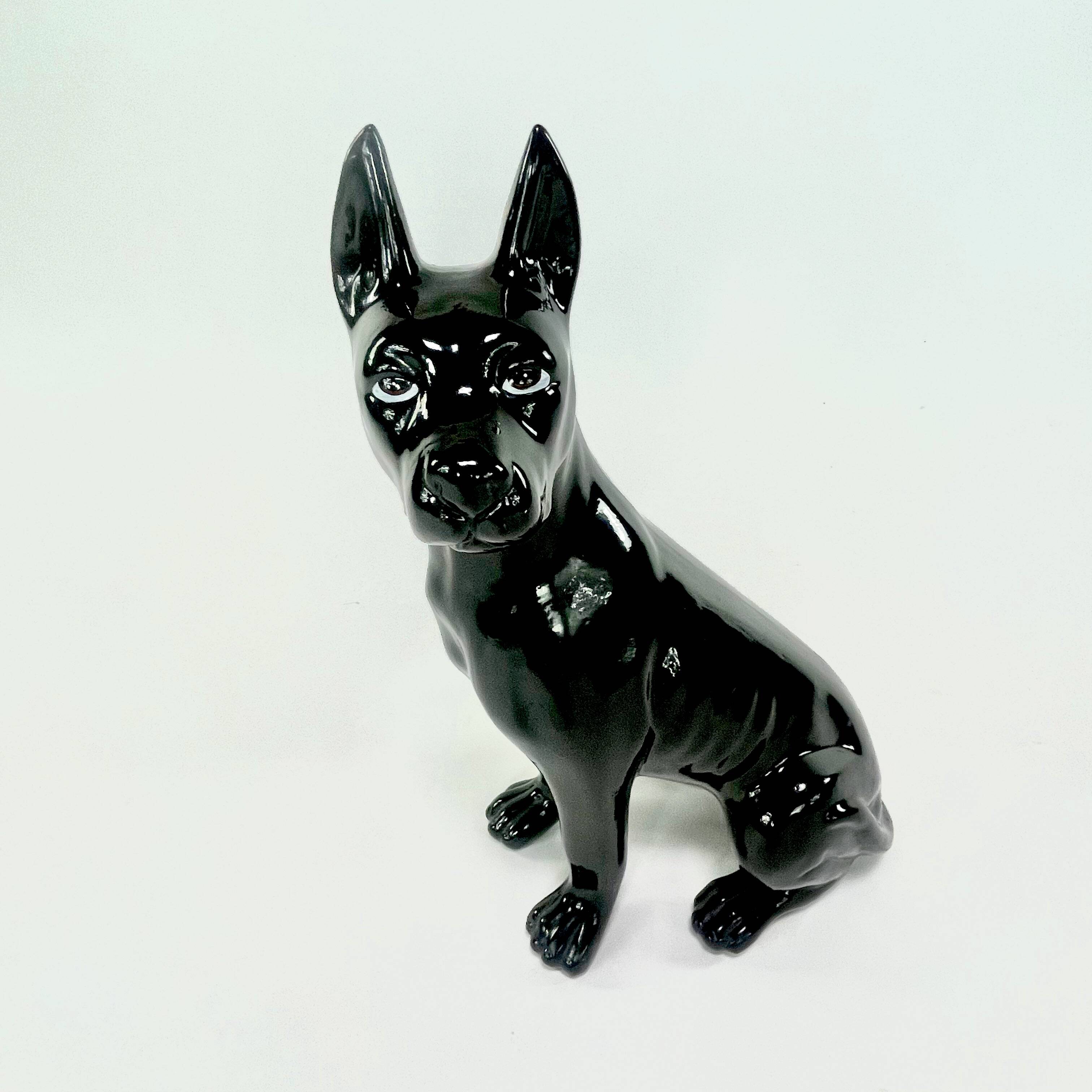 Vintage ceramic dog