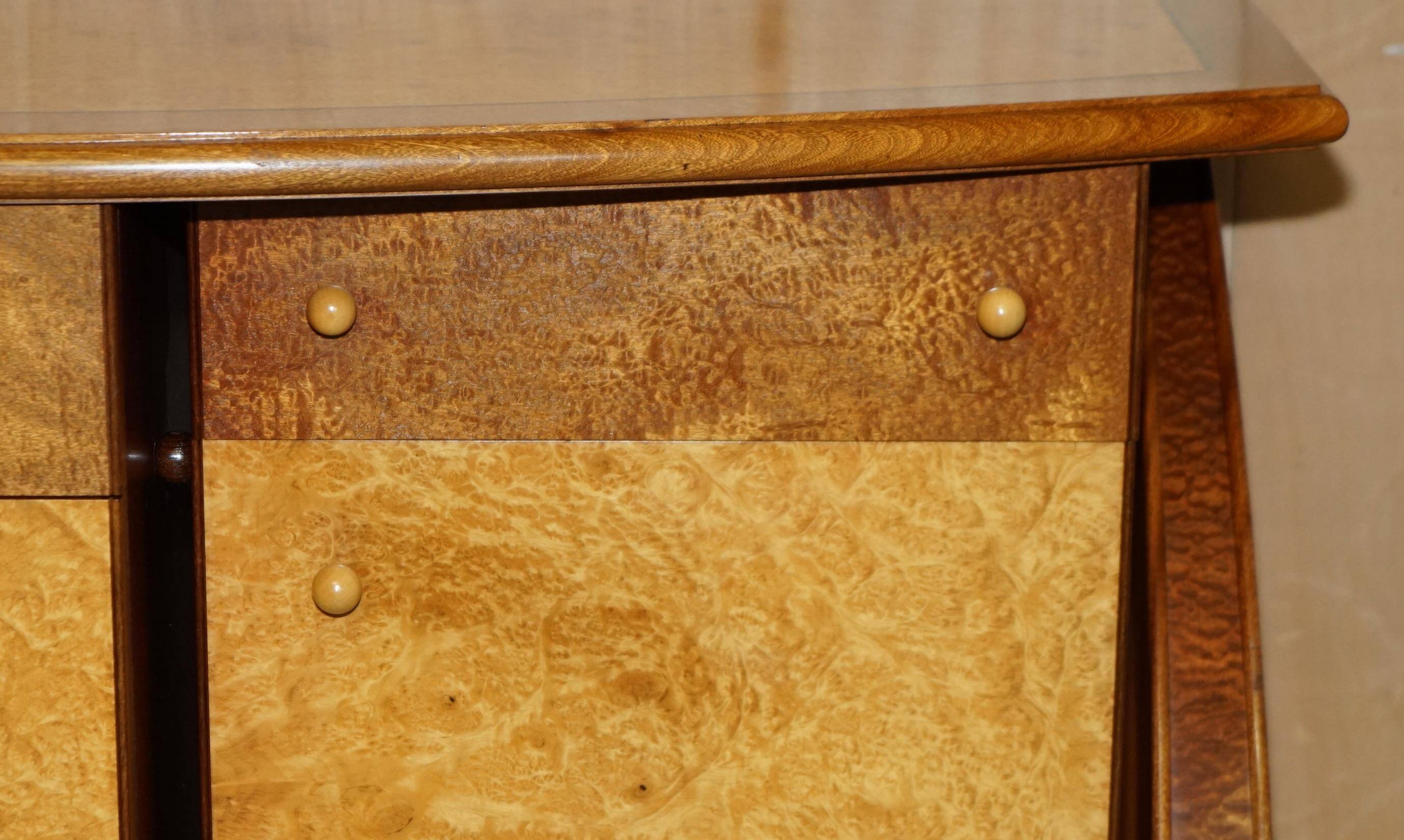 Very Art Deco in burl maple and thuja wood by Andrew Vara.