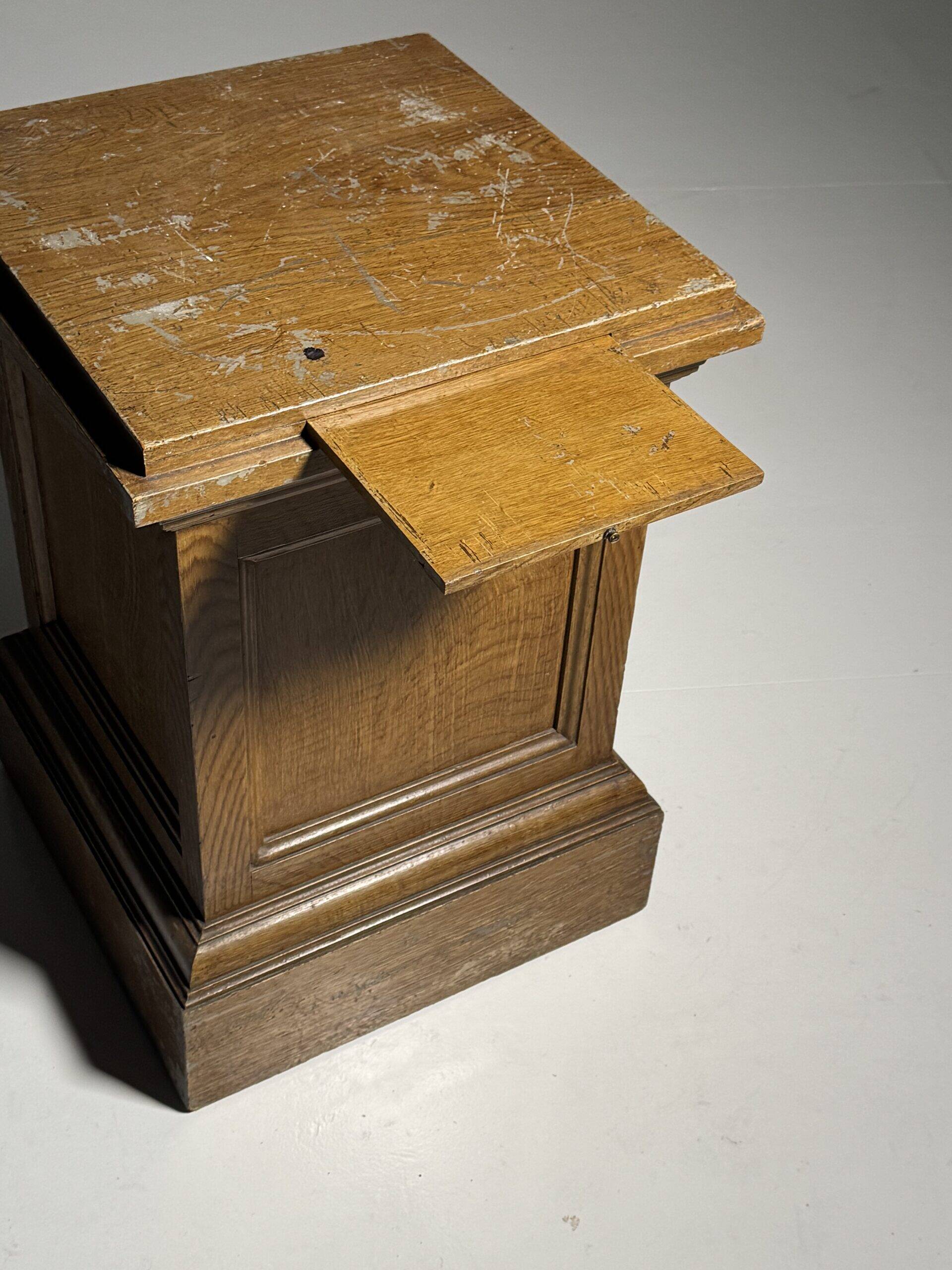 Classic wooden pedestal 20th century