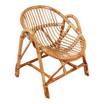 Natural Rattan Children Chair,Nursery Chair,Childrens Photography Furniture