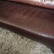 Oxblood leather sofa DeSede DS-72b