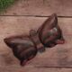 Butterfly catch-all in teak