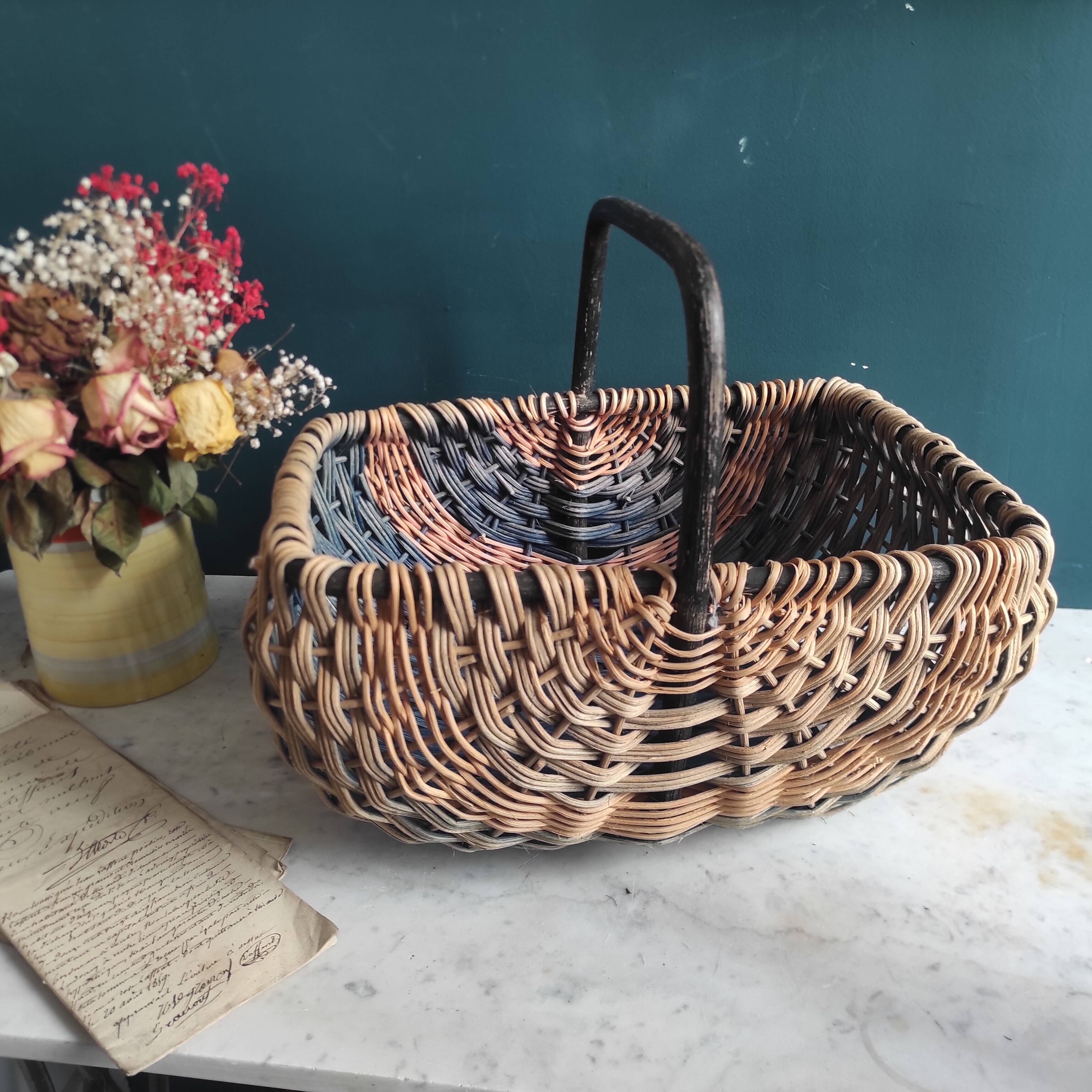 French vintage basket