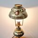 Art Nouveau style brass lamp