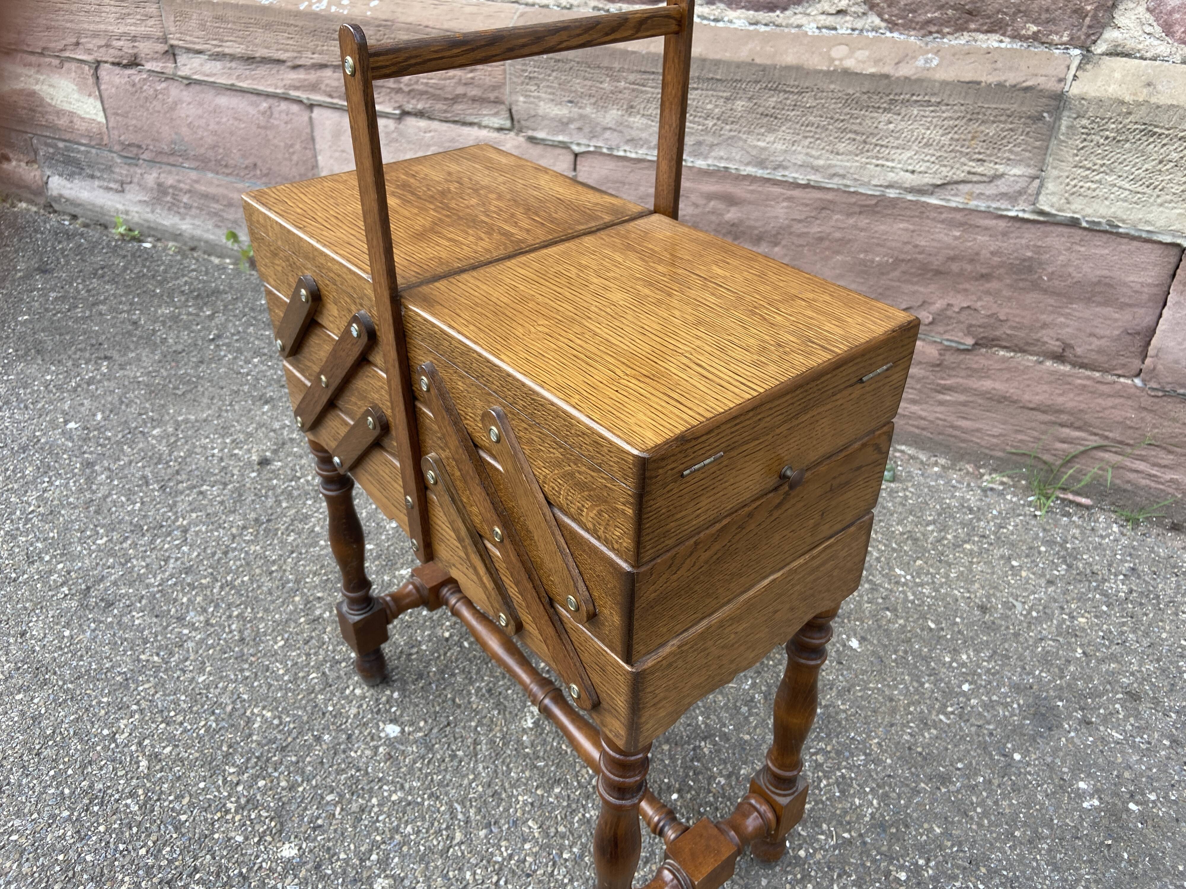 Vintage sewing box worker