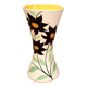 Vallauris: Ceramic vase signed G.F. – stylised floral decoration