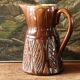 Large modernist glazed earthenware jug, 1950s