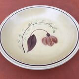 1960s Deep serving dish Ateliers du Revernay France Matte stoneware