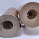 Two designer solid wood "pencil" lamp bases