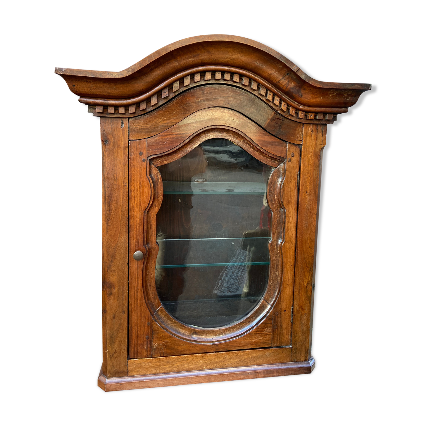 Wall cabinet XIXth in walnut