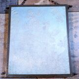 Mirror barber triptych early twentieth century 57x21cm