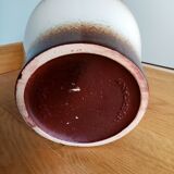 West Germany 290-34 vase in white and brown glazed ceramic