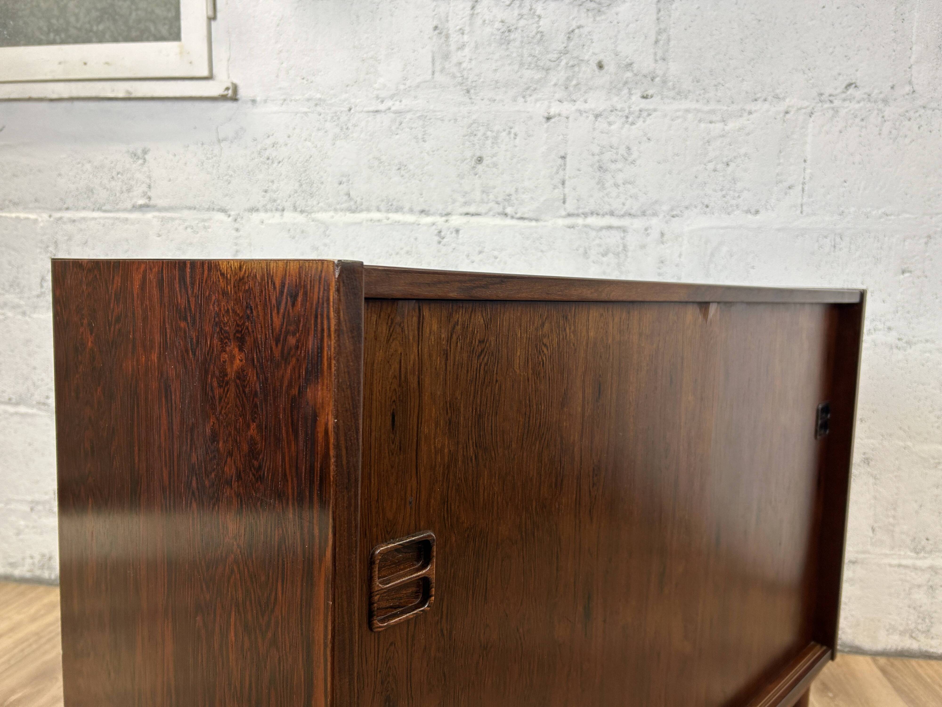 Vintage Scandinavian rosewood sideboard, 1960s