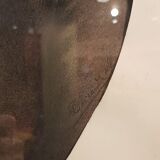 Old glass drawing frame