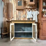 Patinated display case