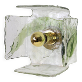 Glass wall lamp designed by Carlo Nason for Kalmar, 1960s
