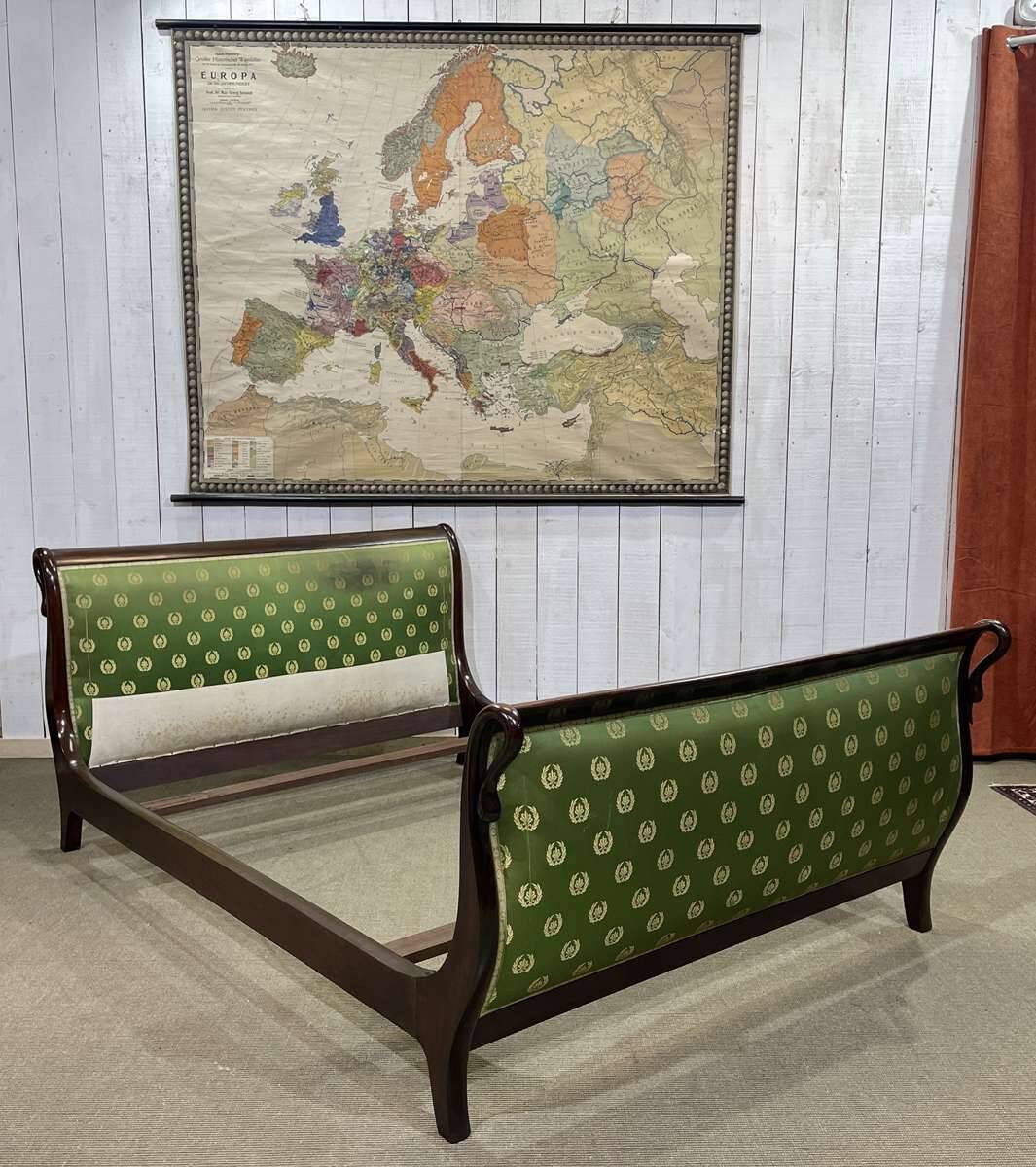 Early 20th century Empire style bed - 140-190 bedding