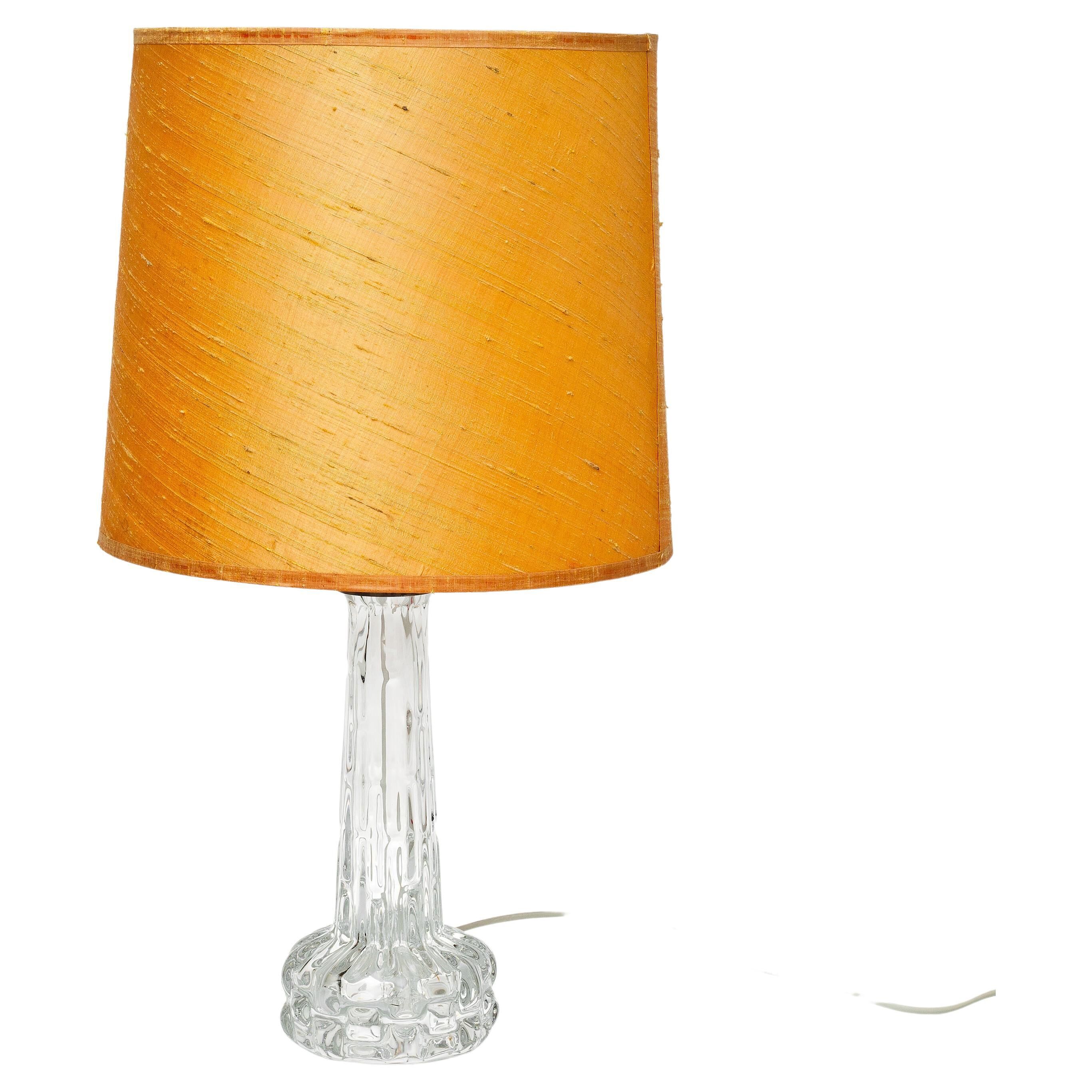 Carl Fagerlund for Orrefors, desk lamp in glass model "RD"