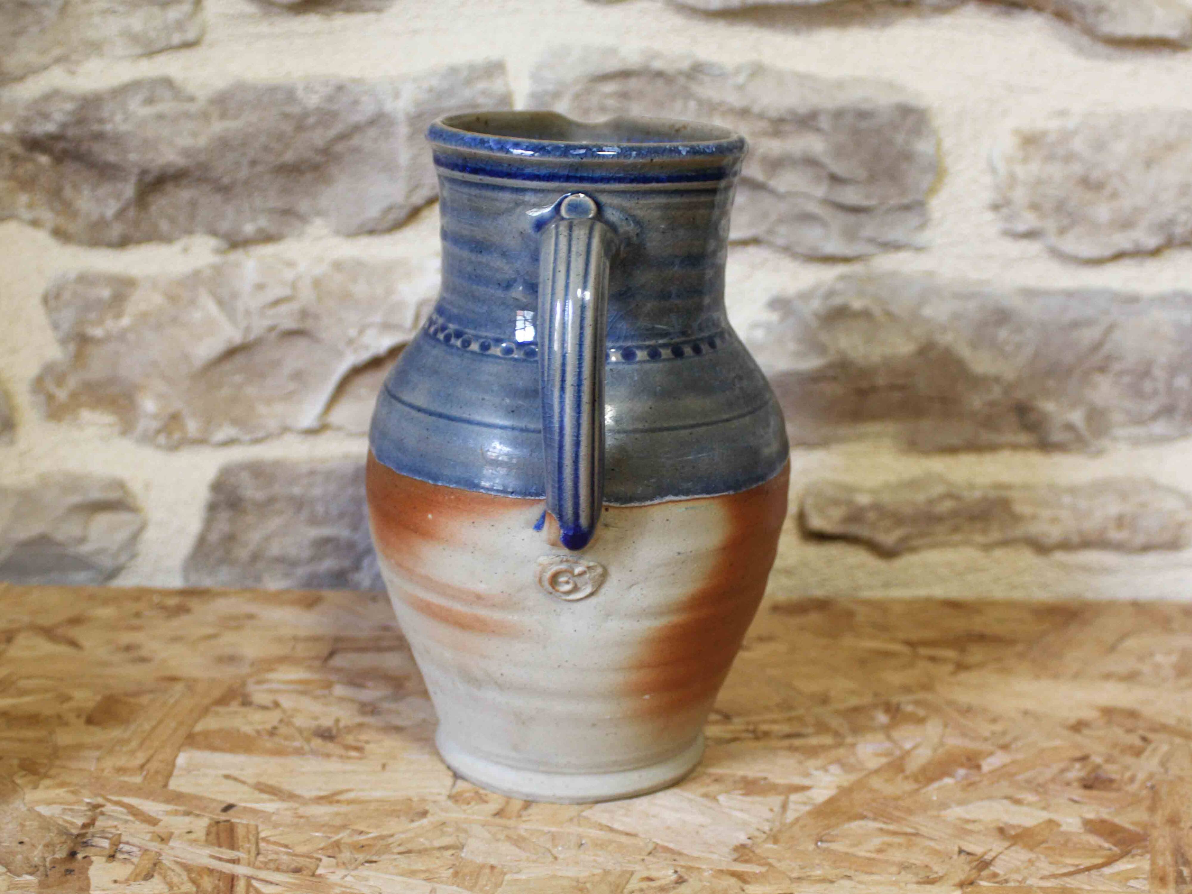 Stoneware jug from Puisaye - Véronique Durey