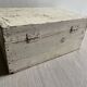 Old patinated wooden chest