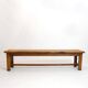 4-seater solid wood bench from the 70s-80s.
