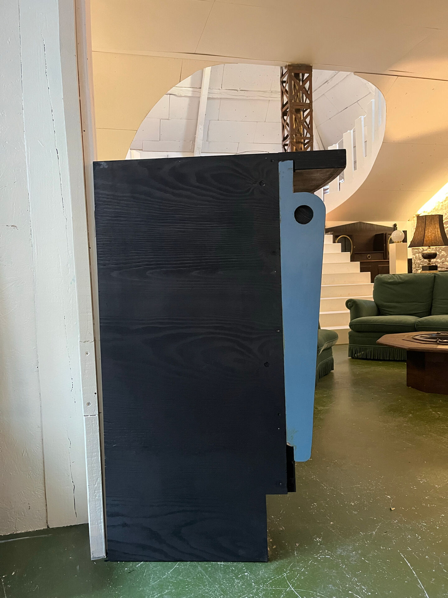 1950s bar in oak and Formica