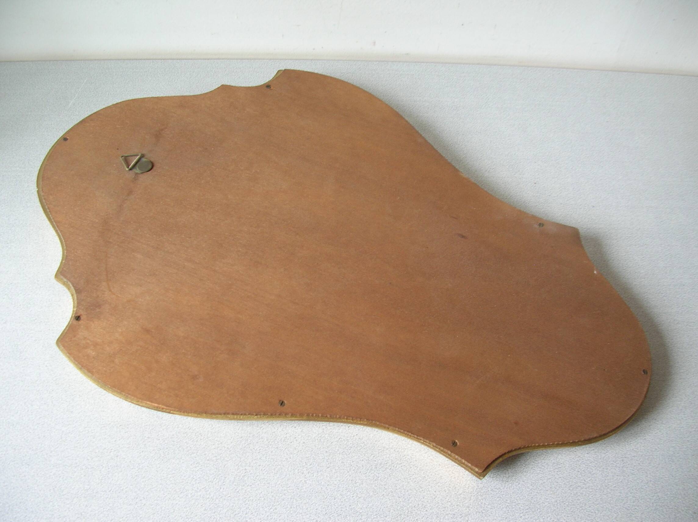 Old mirror glass mirror wooden background gilded wood decoration hall living room