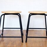 Pair of low stools from the 90s