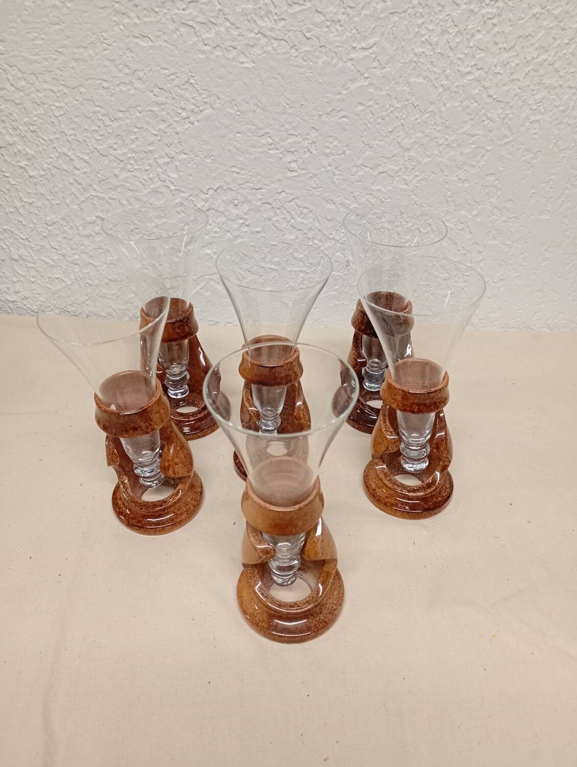 Champagne flutes Francis Dumelié